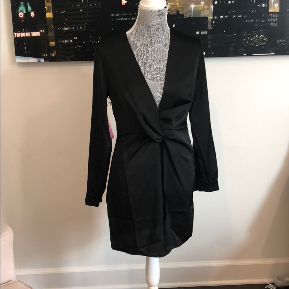 Black Satin Dress